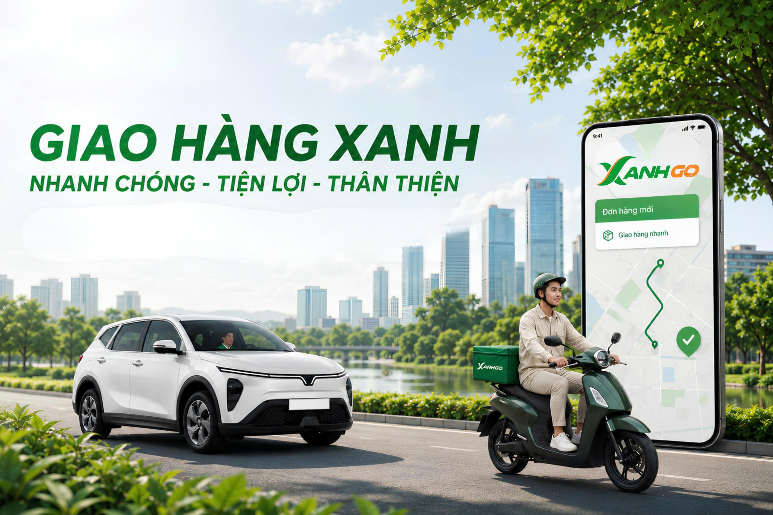 Giao Hàng Xanh Cùng Xanh Go: Nhanh Chóng – Tiện Lợi – Thân Thiện Cho Mọi Doanh Nghiệp